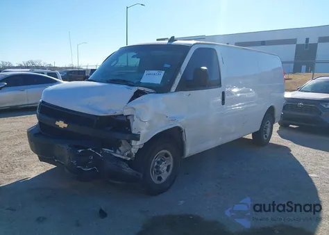 2019 Chevrolet Express 2500 Work Van из США, поврежденный, VIN 1GCWGAFP4K1151288